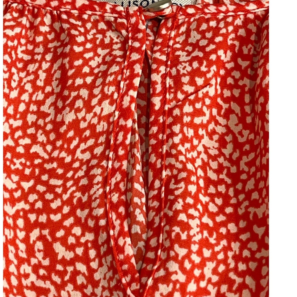 Allison Joy Evereve Dress Halter Coral Preppy Modest Summer Wedding Vacation - Picture 11 of 15